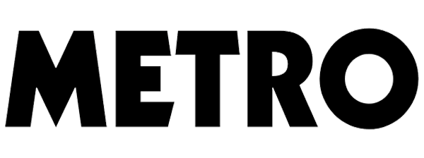metro logo on a transparent background