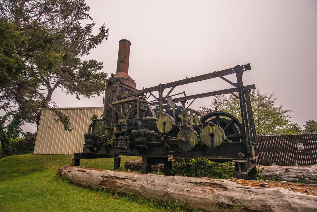 steam powered logger